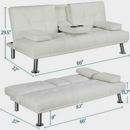 Rosevera : Ghế Sofa Ngã Thành Giường + Tích Hợp Ổ Điện , USB